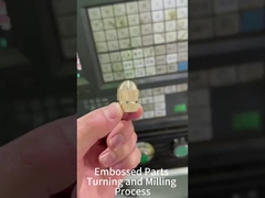 Processos de torneamento e moagem de peças em relevo