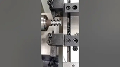 Impressionante máquinas de torneamento CNC #cnc #cnclathe #cncmachining #machining #manufacturing #oem
