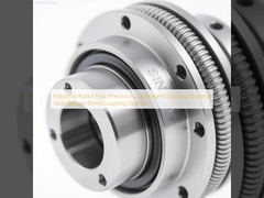 Acoplamento de diafragma de alta precisão para robô industrial, elemento de acoplamento de fole de aço inoxidável