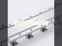 Placa de montagem do pé do robô industrial Base de suporte de trabalho pesado Usinagem personalizada