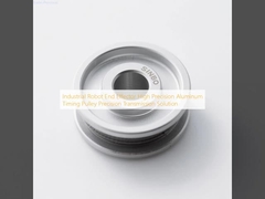 Solução de Transmissão de Precisão para Polia Dentada de Alumínio de Alta Precisão para Extremidade de Robô Industrial