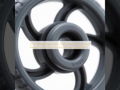 Omni Wheel Nylon Roller High Precision High Wear Resistance For Service Robot Chassis Personalizado