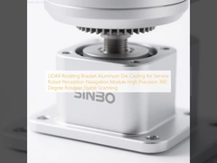 Suporte Giratório LIDAR em Alumínio Fundido para Módulo de Navegação e Percepção de Robôs de Serviço Alta Precisão Rotação de 360 Graus Varredura Estável