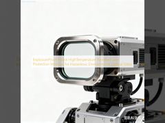 Robô à prova de explosão lente resistente a altas temperaturas janela de proteção para ambientes perigosos vidro óptico