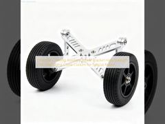 Suporte de Roda Auxiliar para Transposição de Obstáculos Usinagem CNC de Alta Resistência China Personalizado para Robô Especial