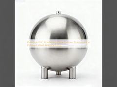 Usinagem CNC de Precisão China Fabricação Personalizada de Vasos de Pressão em Liga de Titânio