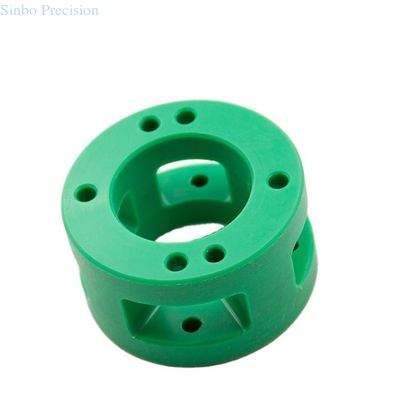 Peças de fresagem CNC personalizadas de plástico POM Nylon PEEK Peças de máquinas de moldagem por injeção