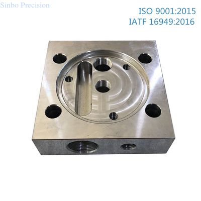 Peças usinadas de aço inoxidável CNC de alta tolerância Precisão Peças de fresagem CNC ISO9001