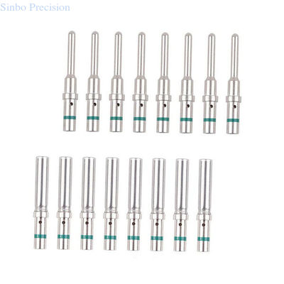 Componentes de maquinaria CNC de galvanoplastia de prata Latão Cobre Turing Peças de fresagem