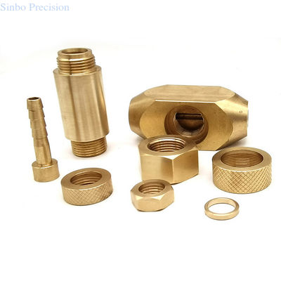 Peças de latão CNC de oxidação Peças usinadas CNC de cobre com certificação ISO 2768
