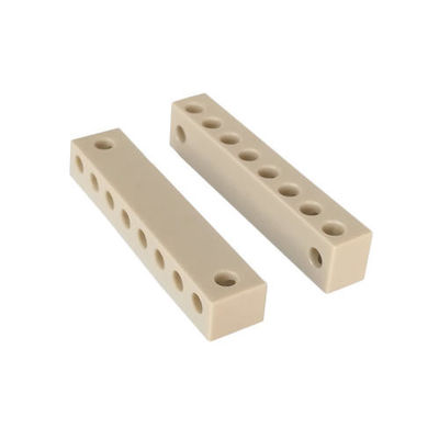 Peças de usinagem ABS de nylon OEM de superfície natural Peças de plástico usinadas em CNC personalizadas