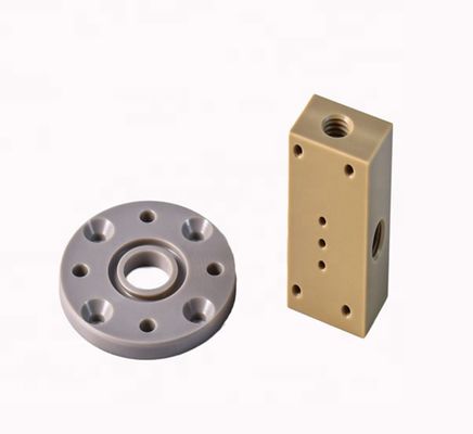 Nylon POM PE PTFE CNC Peças de plástico usinadas com precisão não personalizadas na superfície