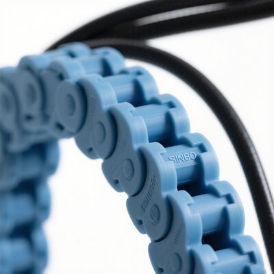 Transportador de Cabo de Nylon Resistente a Óleo para Robô Industrial Alta Flexibilidade Baixo Ruído Sistema de Suporte de Base com Separação Interna